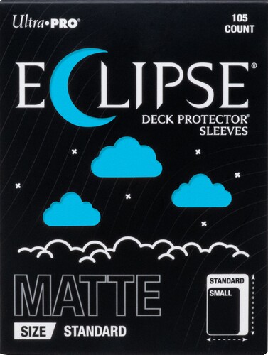 Ultra PRO Protecteurs de cartes Standard Eclipse PRO-Matte Aqua 105ct 074427166830