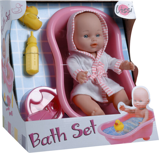 Lissi Poupée bébé bain et accessoires 4006943711061