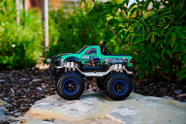 Dickie Toys dickie - téléguidé jungle wrestler f150 30 cm 1:16 4006333089046