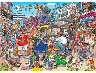 Jumbo Casse-tête 1000 Wasgij Original #37 Le fiasco des vacances 8710126250044