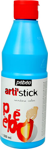 pébéo Arti'stick 500ml bleu clair décoration de fenêtres 316786 008506 0