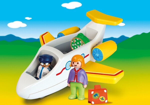 Playmobil Playmobil 70185 1.2.3 Avion avec pilote et vacancière 4008789701855