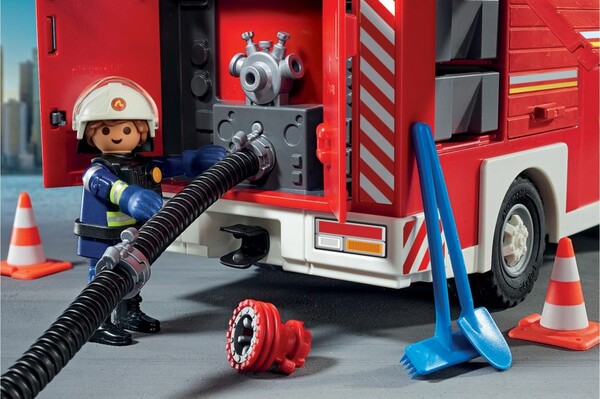 Playmobil Playmobil 71603 Ensemble de secour avec pompiers 4008789716033