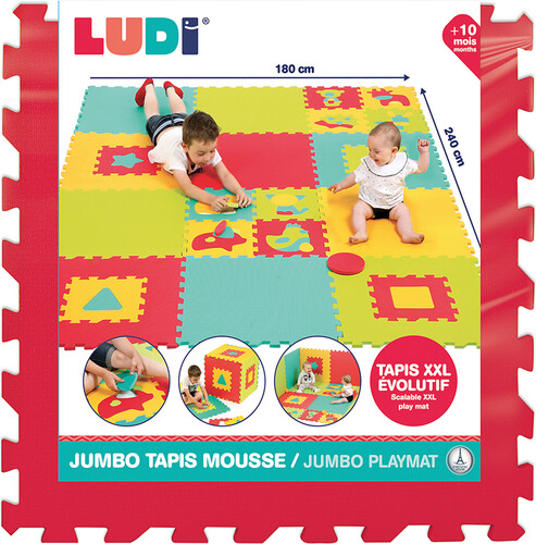 LUDI Tapis évolutif en mousse Jumbo 3550833100134