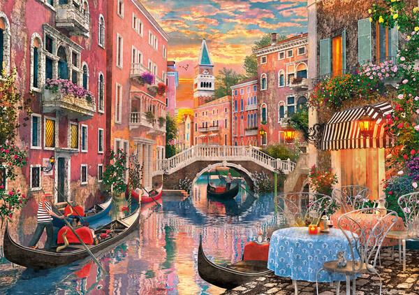 Clementoni Casse-tête 6000 coucher du soleil à Venise, Italie 8005125365241