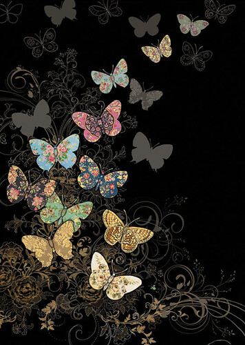 Bug Art Carte fête Jewels Papillons sans texte 5033678111223