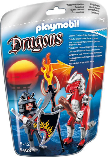 Playmobil Playmobil 5463 Dragon de feu avec samourai en sac (fév 2014) 4008789054630