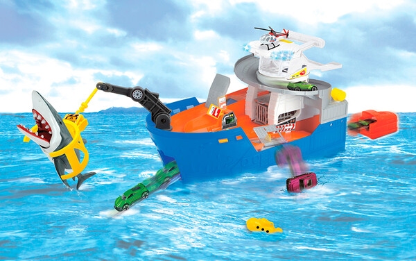 Dickie Toys dickie - Bateau "Attaque de requin" 41,5 cm 4006333055898