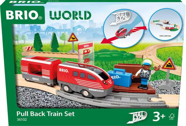 Brio Train Brio Train en bois World Circuit rétrofriction 7312350361025