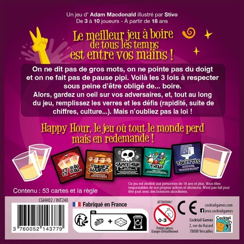 Cocktail Games Happy Hour (fr) 