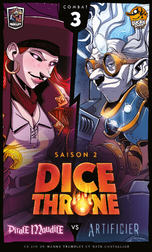 Lucky Duck Games Dice Throne (fr) Saison 2 - 03 Pirate maudite contre Artificier 787790605799