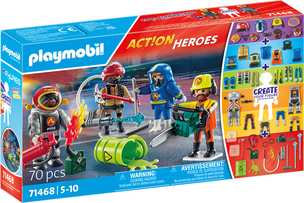 Playmobil Playmobil 71468 My Figures: Métiers à risque 4008789714688