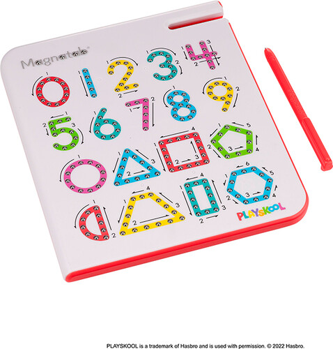 Play Monster (Patch) Magnatab - Tableau magnétique - Chiffres et formes 093514252096