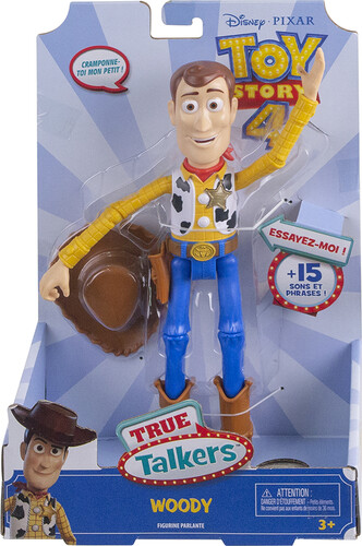 Mattel Histoire de jouets 4 figurine Woody parlant 18cm en français (fr) (Toy Story) 887961768091