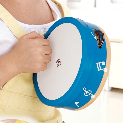 Hape Ensemble d'instruments de musique (ukulélé, tambourin, castagnettes, hochet, bâton de pluie) 6943478021884