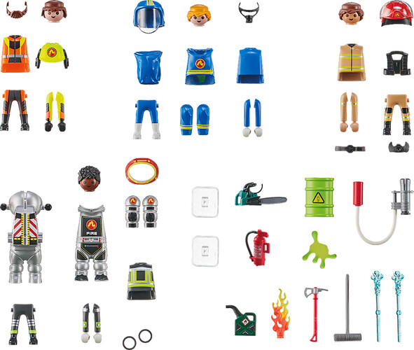Playmobil Playmobil 71468 My Figures: Métiers à risque 4008789714688