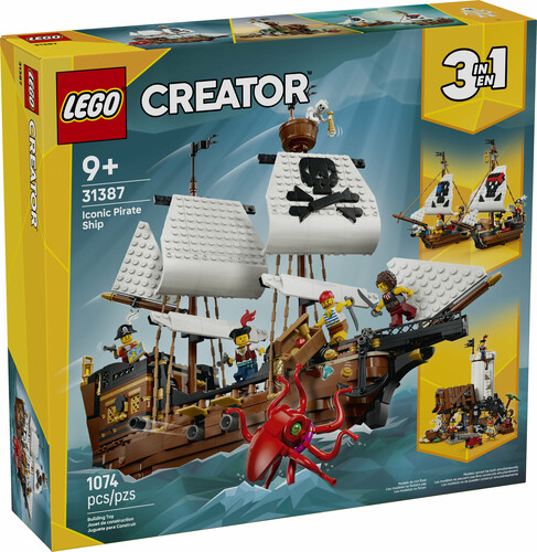 LEGO LEGO 31387 Le bateau pirate emblématique 673419421607