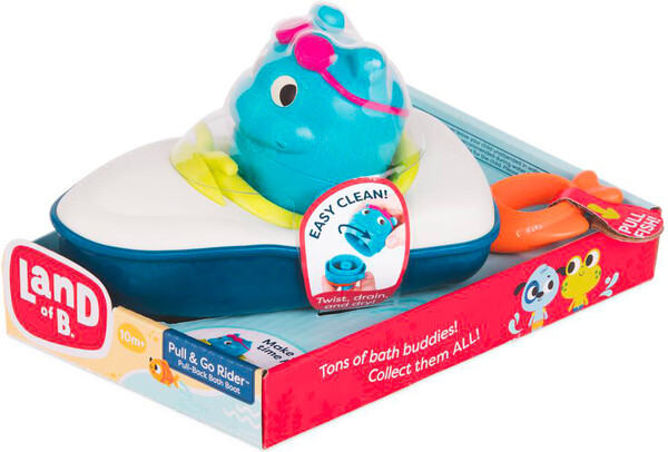 B. Brand B. - Bateau "Pull & Go Rider" avec Hippo 062243400856