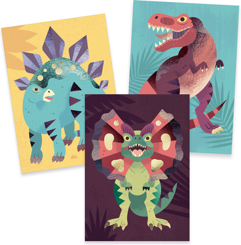 Djeco Tableaux à métalliser - Jurassic 3070900095182