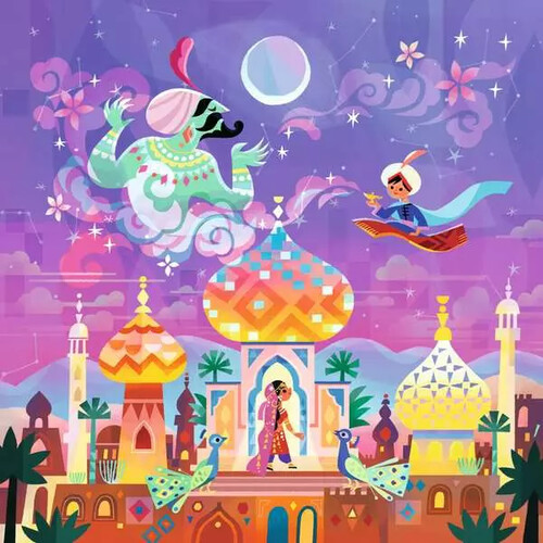 Ravensburger casse-tête Casse-tête 64 Tales Aladin et lampe 4005555042075