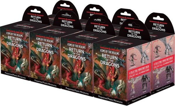 NECA/WizKids LLC Dnd Painted Minis icons 34: return of the dragons (brick 8x) 