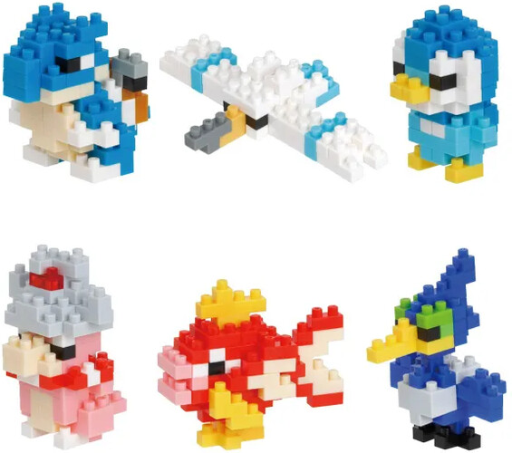 Pokémon Nanoblock Pokemon - Type water set 1 NAN22457S
