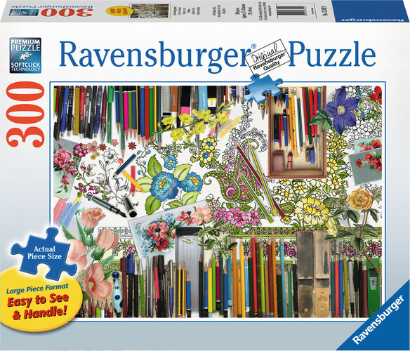 Ravensburger Casse-tête 300 Large Atelier coloriage 4005556135929