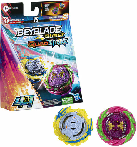 Beyblade Beyblade Burst Quad Strike Toupies(2) Fierce B8 et Hydra Kerbeus K8 195166202969