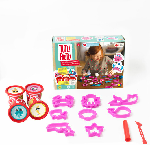 Tutti Frutti Pâte à modeler scintillant ensemble sirènes boîte medium (fr/en) 061404150791
