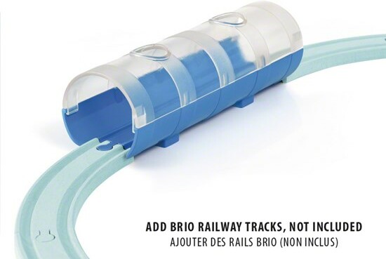 Brio Train Brio Train en bois Train de voyageurs et tunnel 33890 7312350338904