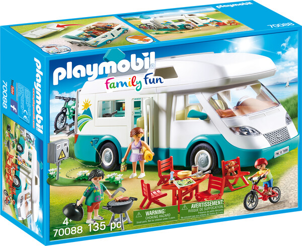 Playmobil Playmobil 70088 Famille et autocaravane (véhicule récréatif) 4008789700889