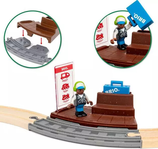 Brio Train Brio Train en bois World Circuit rétrofriction 7312350361025