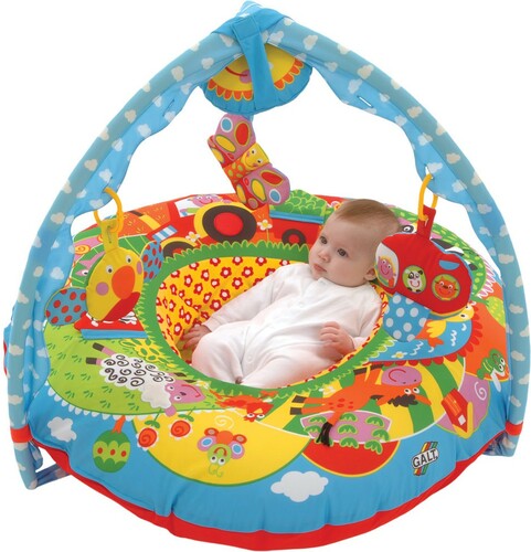 Galt Toys Playnest coussin gonflable matelassé d'activités et gym de la ferme (beigne/tube) 5011979558077