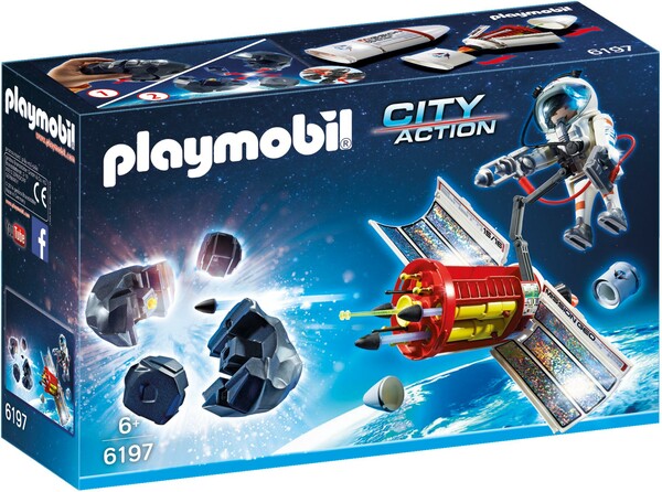 Playmobil Playmobil 6197 Satellite avec laser et météoroïde (jan 2016) 4008789061973