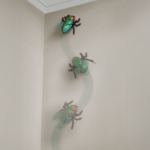 Terra terra - insecte téléguidé mouche verte 062243492417