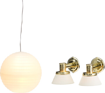 Lundby Lundby lampe, globe et 2 lampes murales 60.6037 7315626060370