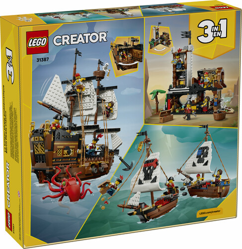 LEGO LEGO 31387 Le bateau pirate emblématique 673419421607