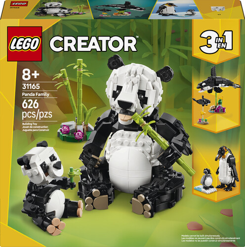 LEGO LEGO 31165 Animaux sauvages la famille de pandas 673419407182