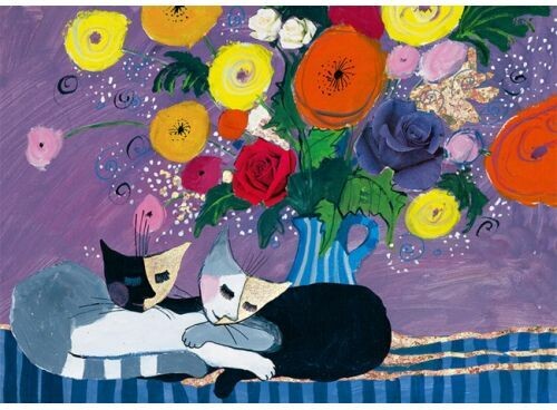 Heye Casse-tête 1000 Rosina Wachtmeister - Chats Dort Bien (Sleep Well) 4001689298180