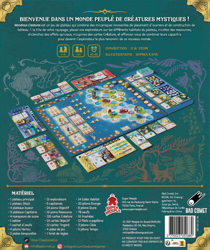 Super Meeple Wondrous Creatures (fr) 3770023051880