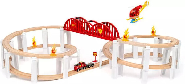 Brio Train Brio Train en bois World Mega Spiral Set 7312350361148