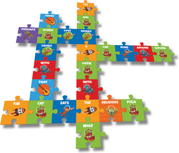 CreativaMente Smarty PUZZLE Star Words (en) 8032591780124