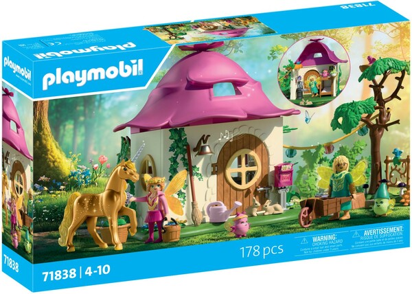 Playmobil Playmobil 71838 Maison de fee avec licorne doree 4008789718389