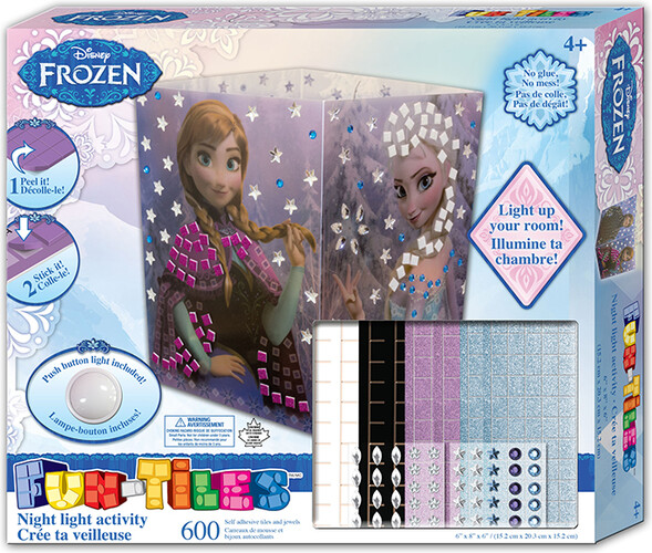 Danawares Mosaïque veilleuse La Reine des neiges (Frozen) (Fun-Tiles) Anna/Elsa 059562396649