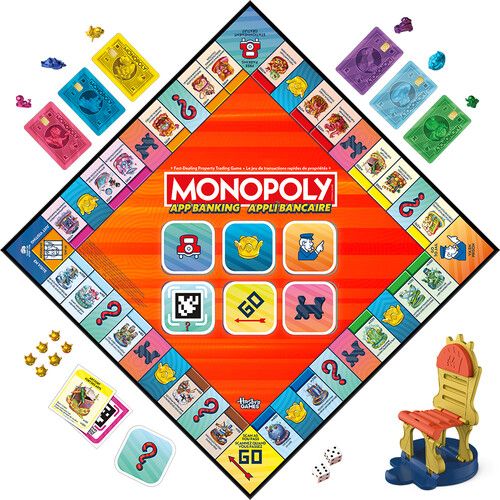 Hasbro Monopoly (fr/en) appli bancaire 195166298733