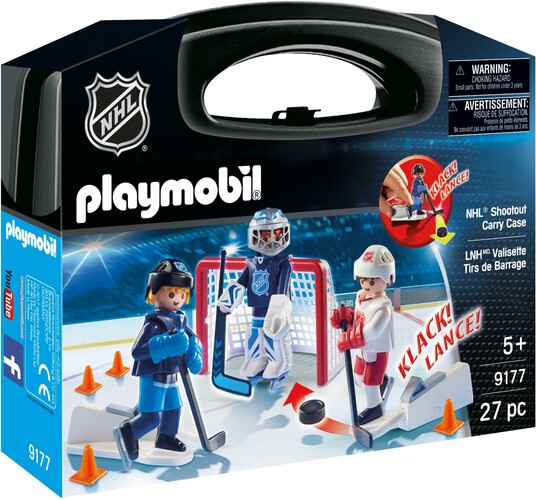 Playmobil Playmobil 9177 LNH Mallette transportable Tirs de Barrage (NHL) 4008789091772