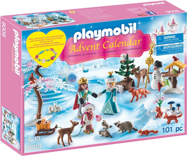 Playmobil Playmobil 9008 Calendrier de l'Avent famille royale en patins à glace 4008789090089