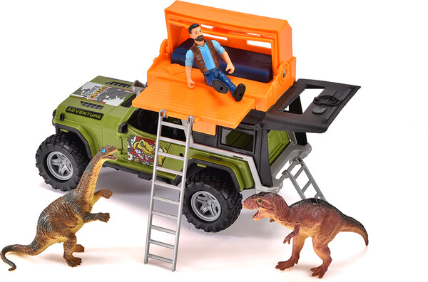 Dickie Toys Dino Camping Sons et lumières 23 cm 1:24 4006333089206