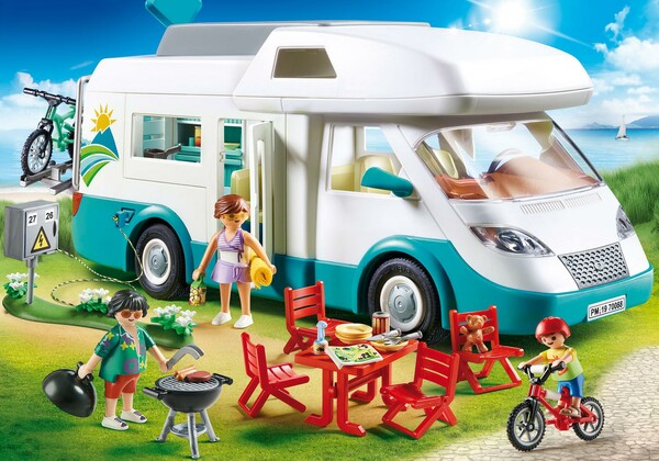 Playmobil Playmobil 70088 Famille et autocaravane (véhicule récréatif) 4008789700889