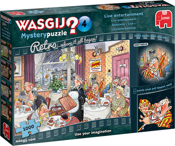 Jumbo Casse-tête 1000 Wasgij Retro Mystery #04 Spectacle "live" 8710126191774